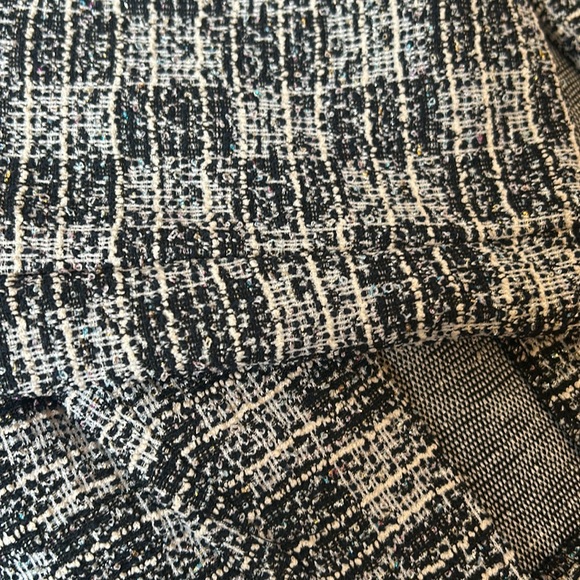 NWOT Shelby & Palmer Shimmer Tweed Cropped Blazer Jacket Size Small - Picture 6 of 8